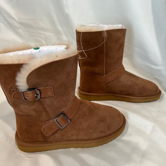 🍂Kirkland Shearling Buckle Boot (Chestnut)🍁 *NEW WITH TAGS* - Picture 2 of 11